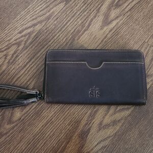 STS Ranchwear Chocolate Brown Leather Wallet
